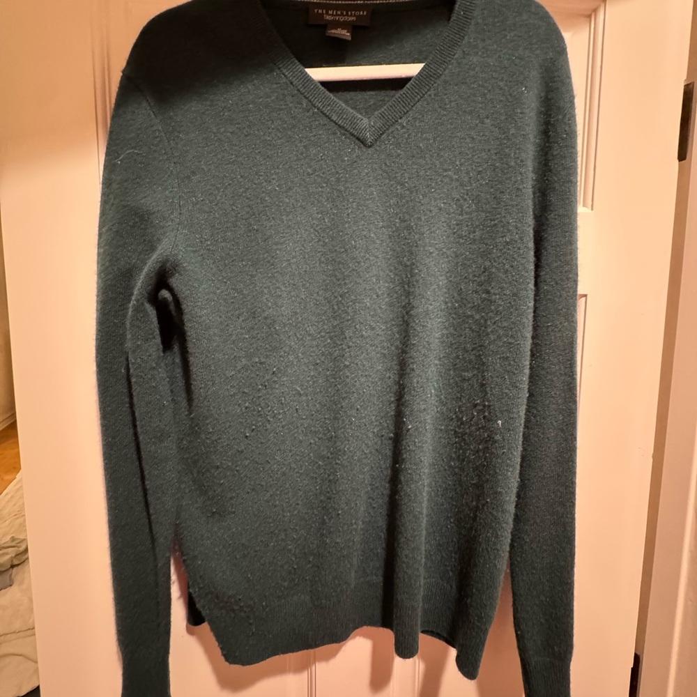 Teal V-Neck Sweater